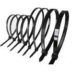Black UV Stabilized plastic cable tie nylon zip ties