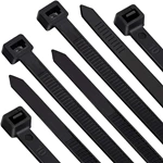 Black UV Stabilized plastic cable tie nylon zip ties