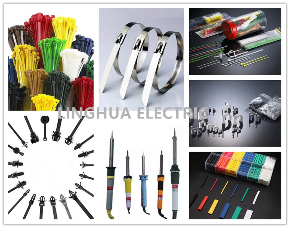 Plastic Sprayed Colorful Stainless Steel Metal Wire Zip Cable Ties Wraps