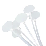 Oval Sign Type Label Nylon Cable Ties Marker Tags